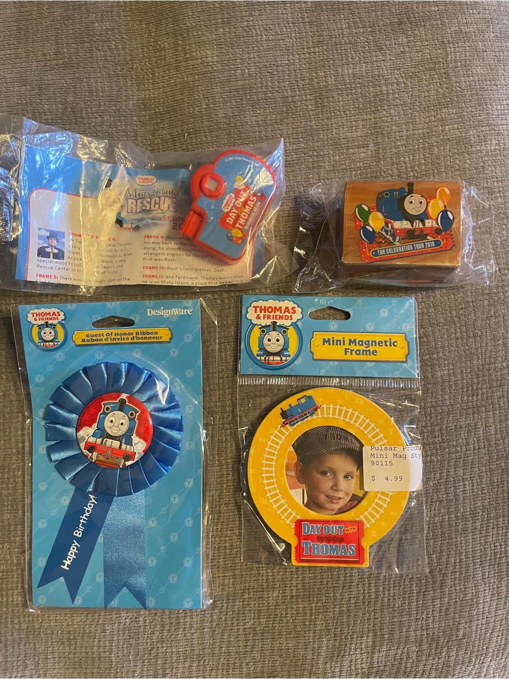 NOS Lot of 4 Day Out With Thomas & Friends Tank Engine Lot